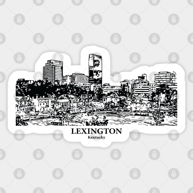 Lexington - Kentucky Sticker by Lakeric